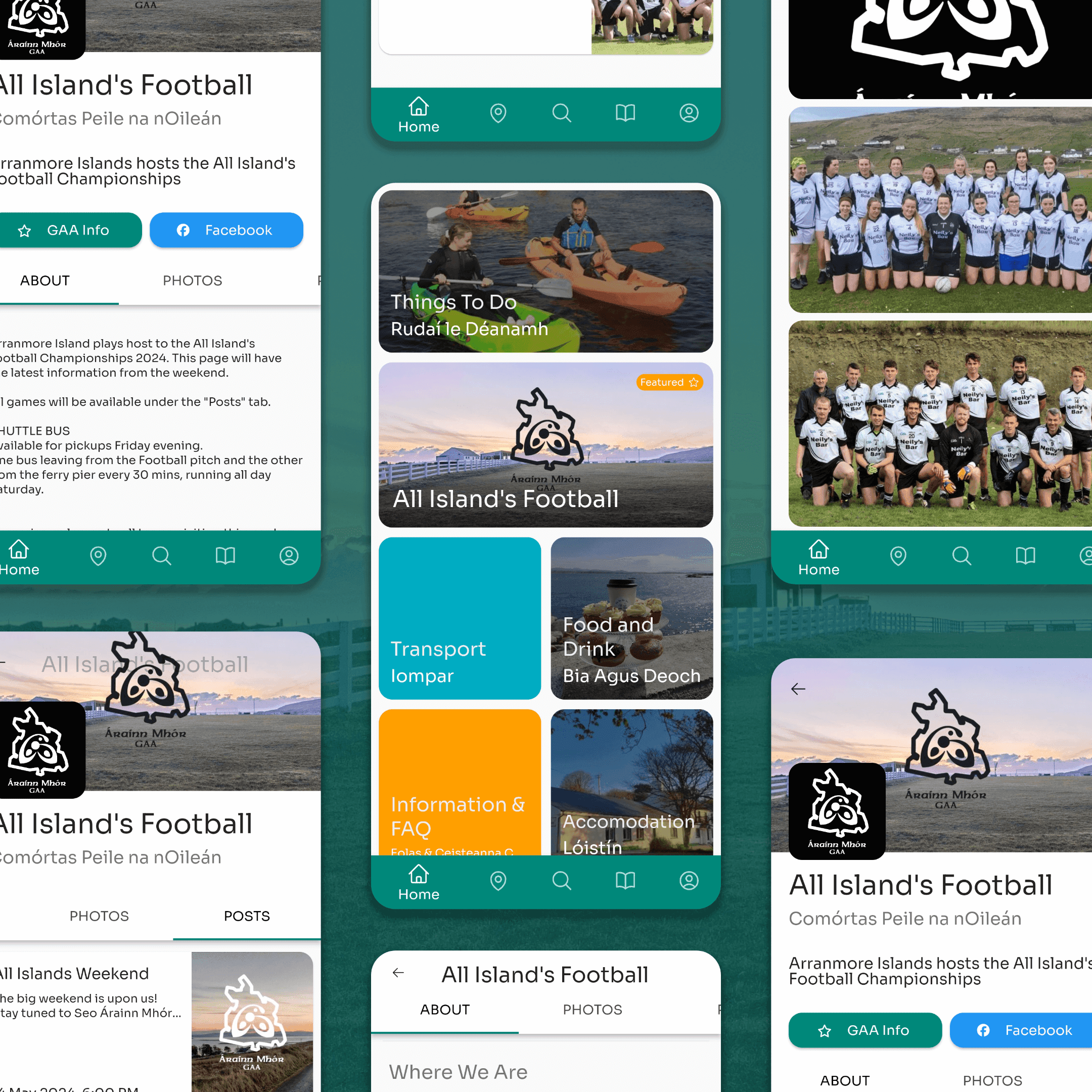 Seo Árainn Mhór x Gaa Weekend Posters