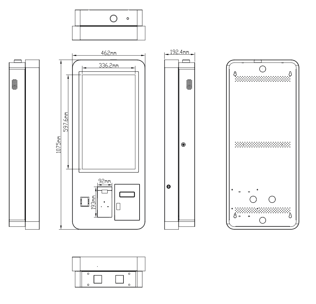 Image Kiosk Technical Drawings Features