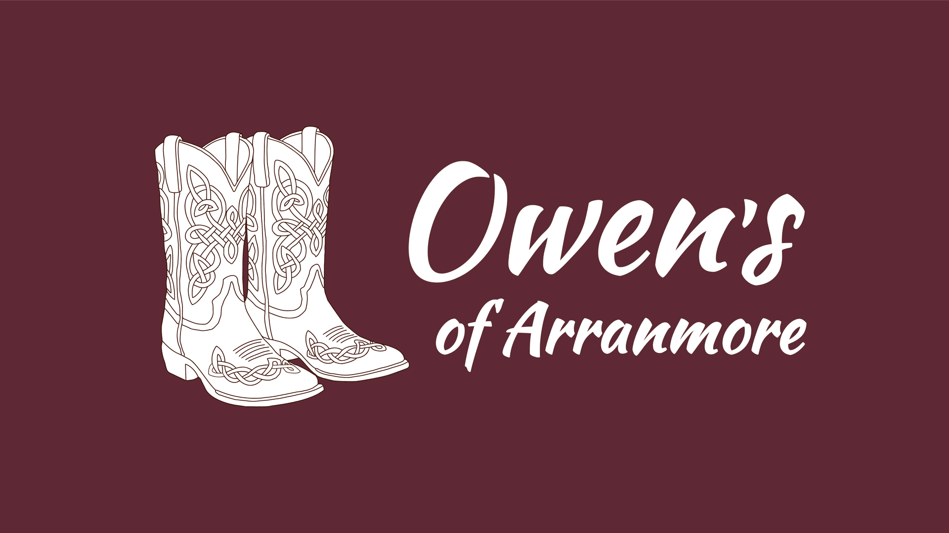 Image Owen's of Arranmore - Monotone Title Logo Redwood