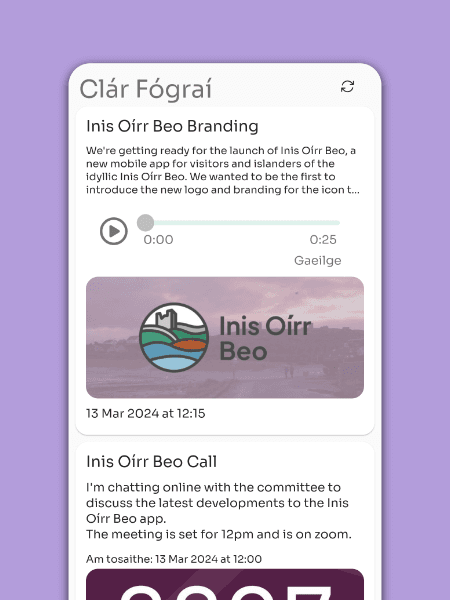 All The Latest Information On The Island Notice Board