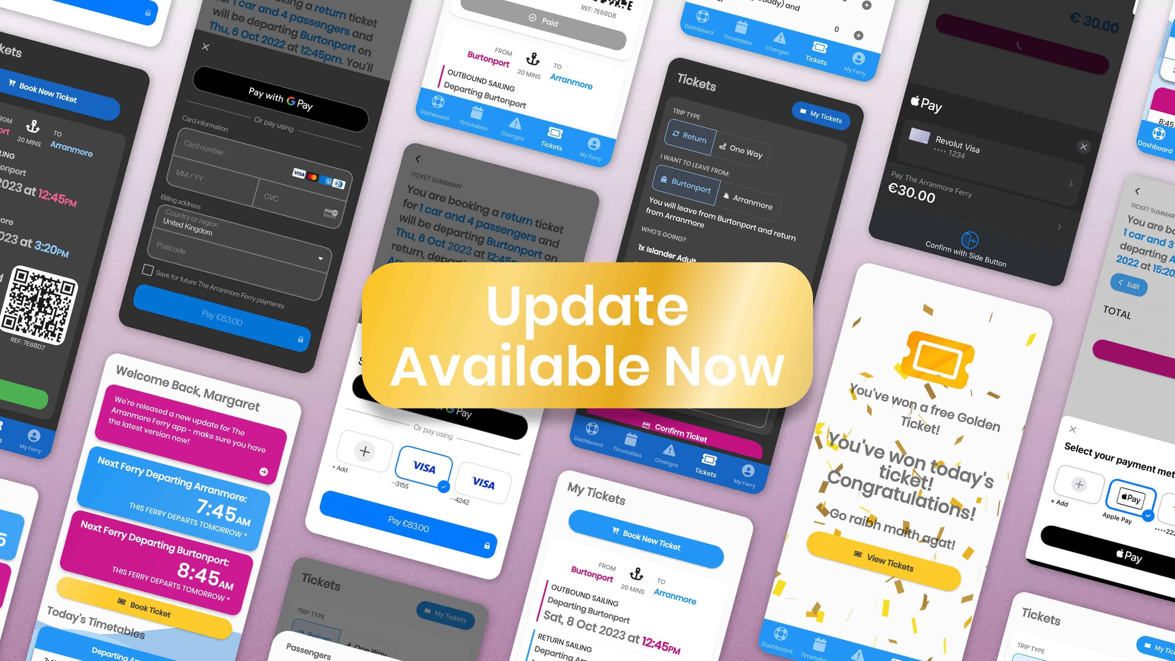 Arranmore and Tory Ferry's Golden Ticket update