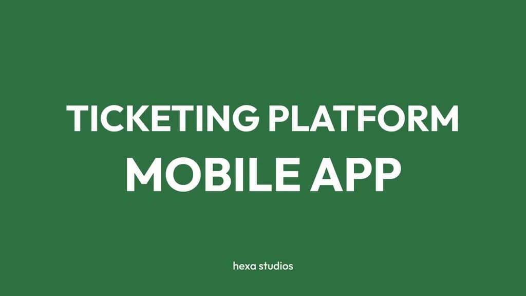 Ticketing Platform | App